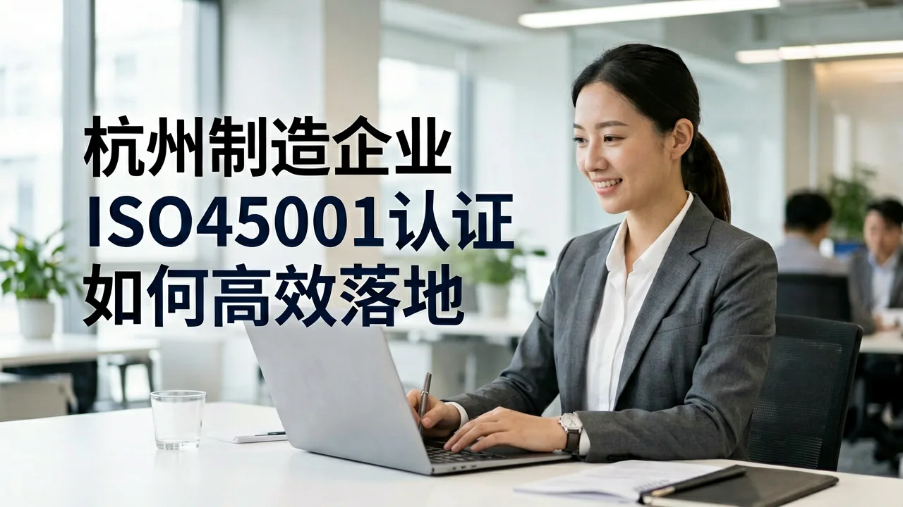 杭州制造企业ISO45001认证如何高效落地